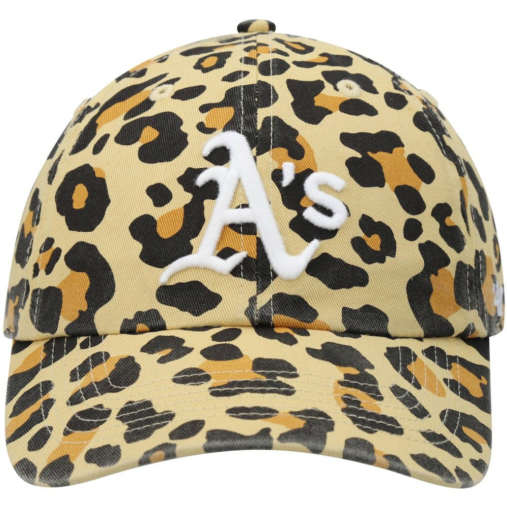 Athletics Women's Bagheera Cheetah Clean up Adjustable Hat - Tan | 47 brand