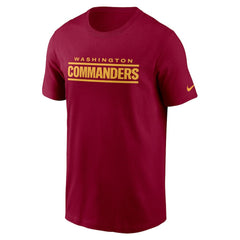 Washington Commanders Wordmark T-Shirt - Burgundy | Nike for sale