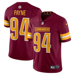 Da'Ron Payne Washington Commanders Vapor Limited Jersey - Burgundy | Nike online