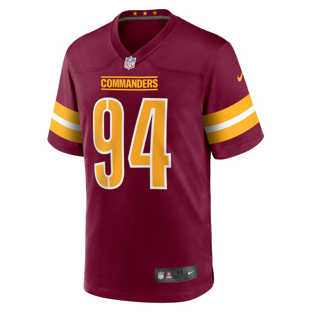 Da'Ron Payne Washington Commanders Game Jersey - Burgundy | Nike on sale