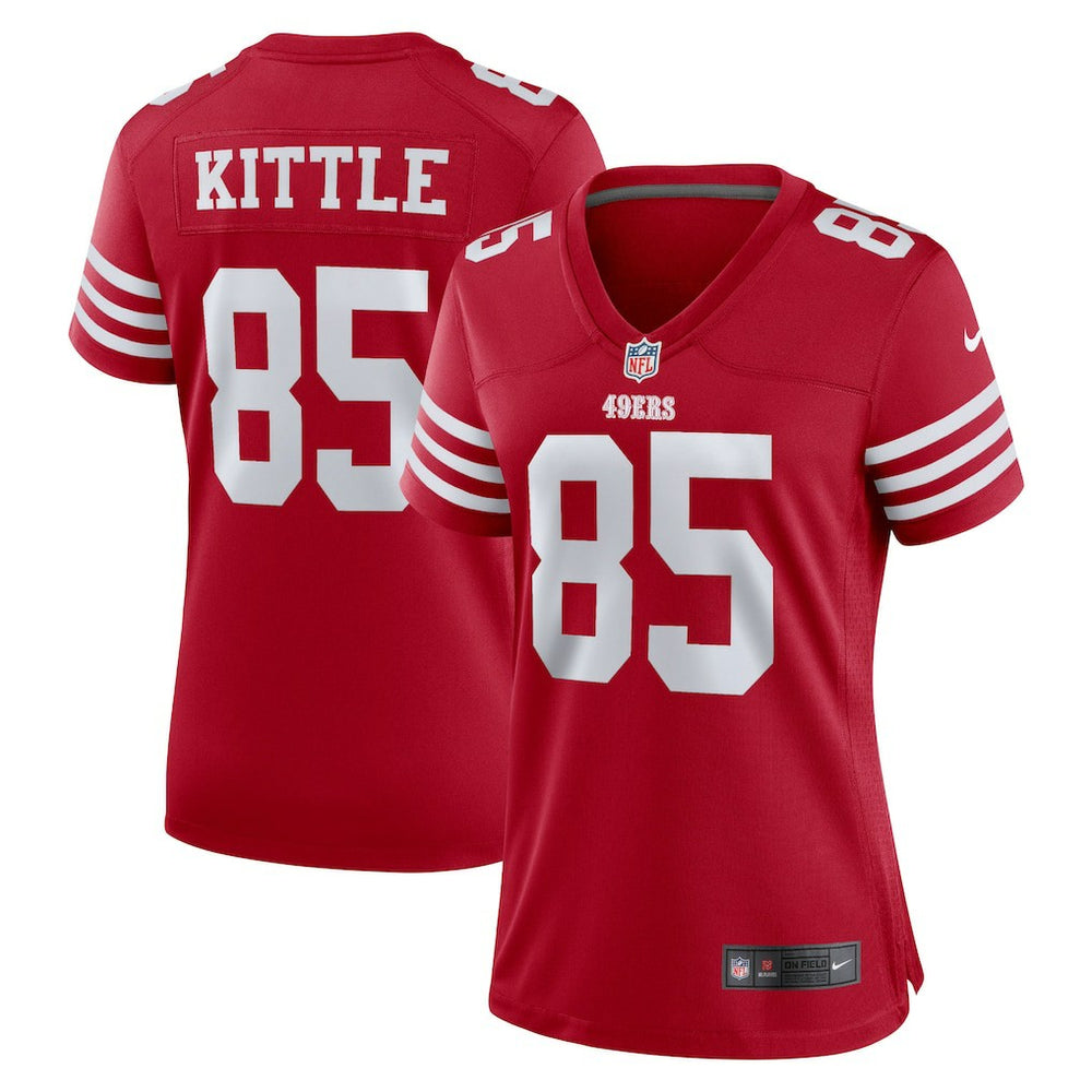 George Kittle San Francisco 49ers Women's Team Game Player Jersey - Scarlet | Nike outlet