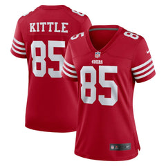 George Kittle San Francisco 49ers Women's Team Game Player Jersey - Scarlet | Nike outlet