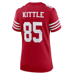 George Kittle San Francisco 49ers Women's Team Game Player Jersey - Scarlet | Nike outlet