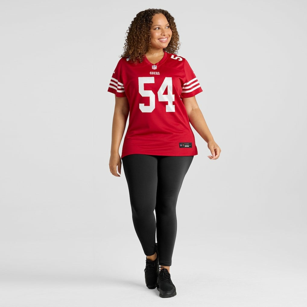 Fred Warner San Francisco 49ers Women's Game Player Jersey - Scarlet | Nike on sale