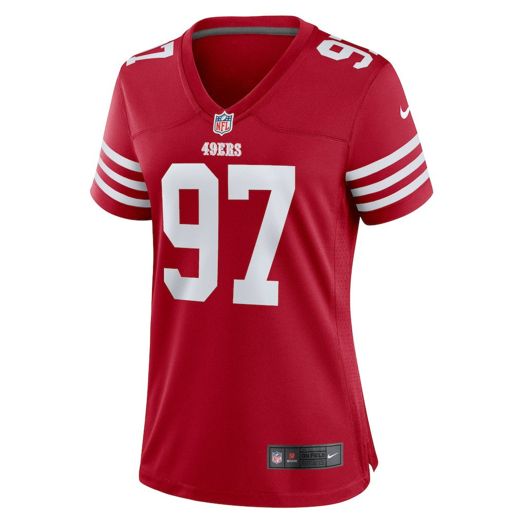 Nick Bosa San Francisco 49ers Women's Team Game Player Jersey - Scarlet | Nike online