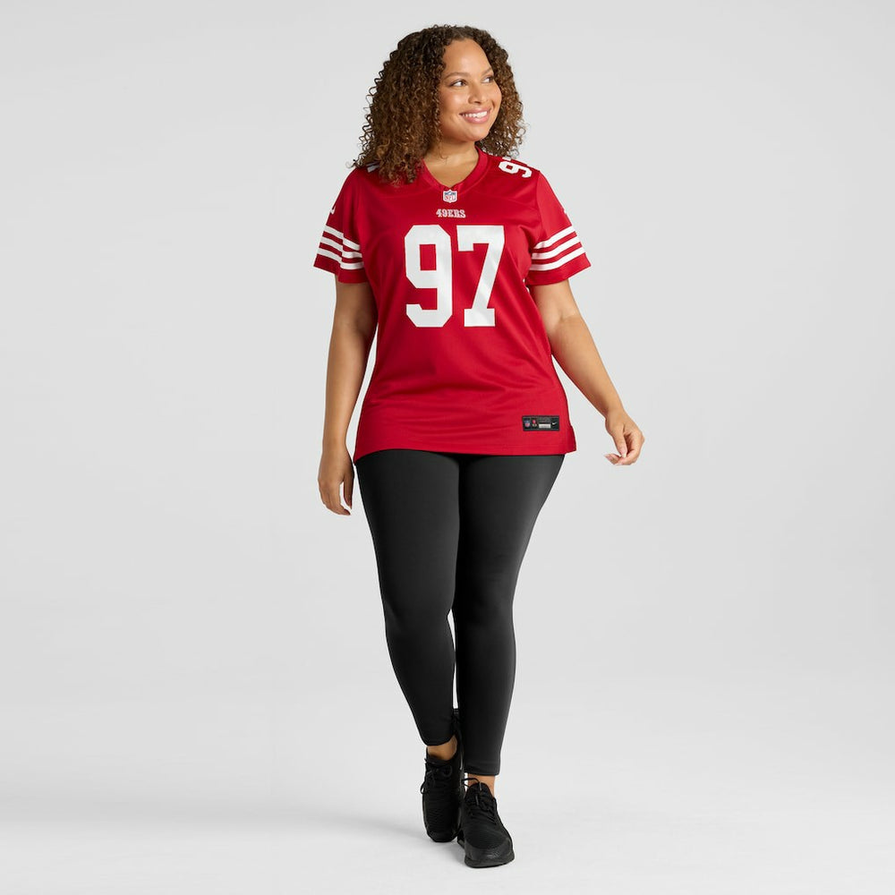 Nick Bosa San Francisco 49ers Women's Team Game Player Jersey - Scarlet | Nike online