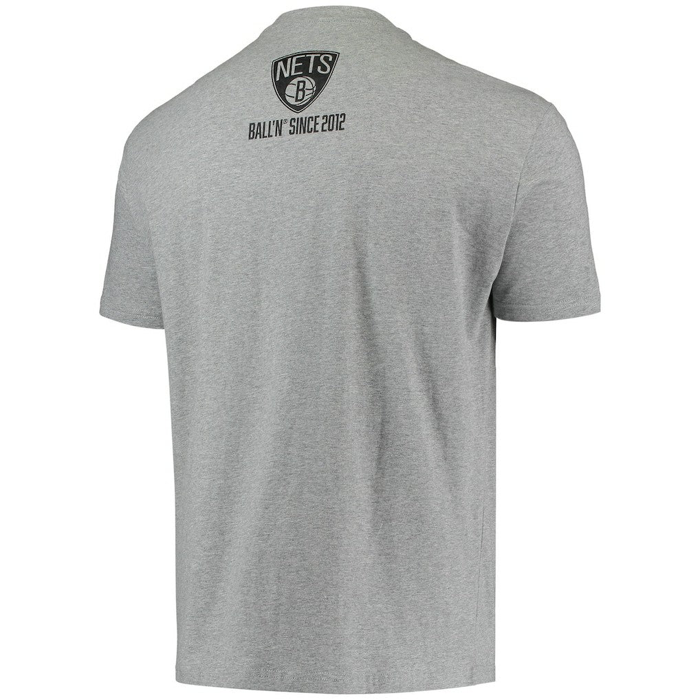 Brooklyn Nets BALL'N Since 2012 T-Shirt - Heathered Gray outlet