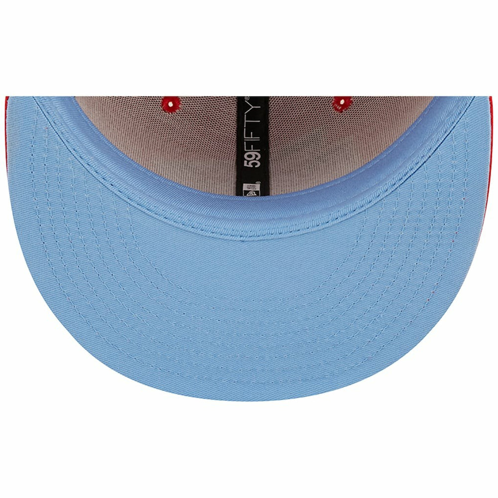 Kansas City Chiefs New Era Super Bowl IV Pop Sweat 59FIFTY Fitted Hat - Red cheap