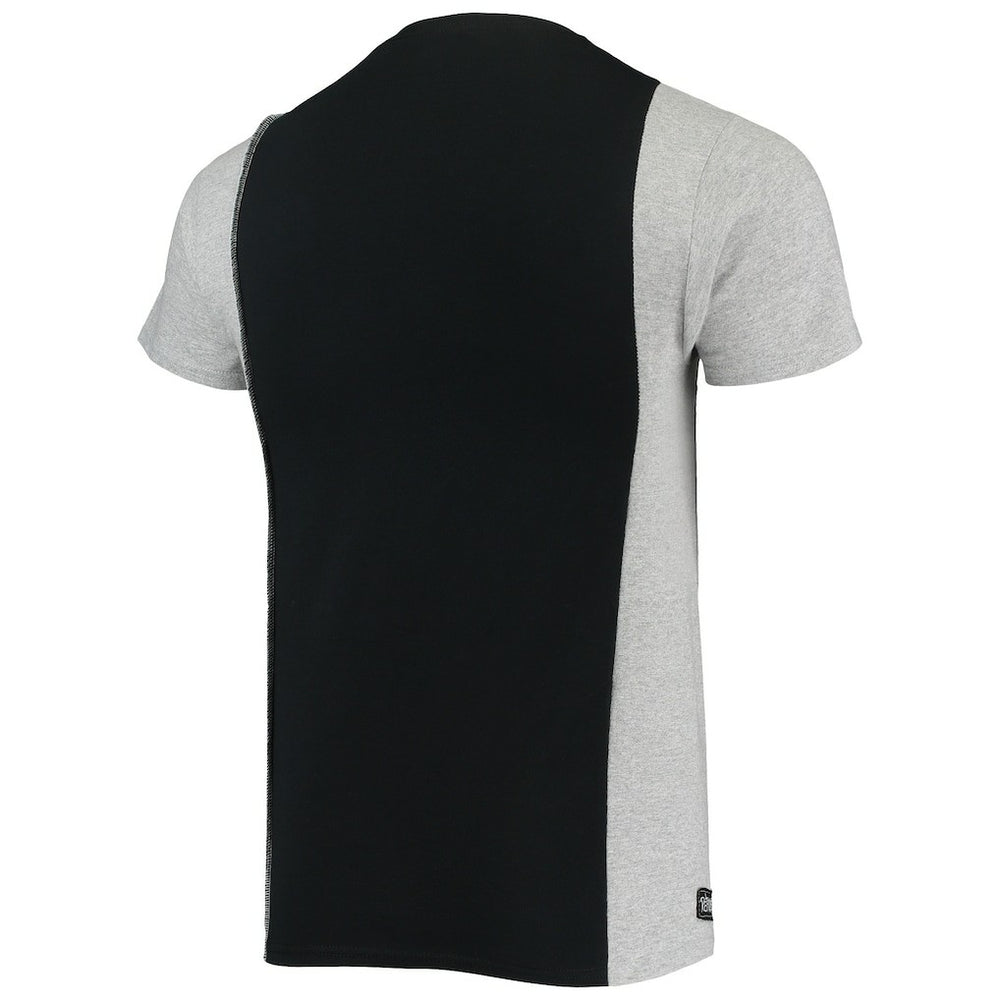 Indianapolis Colts Refried Apparel Sustainable Split T-Shirt - Black/Heathered Gray outlet