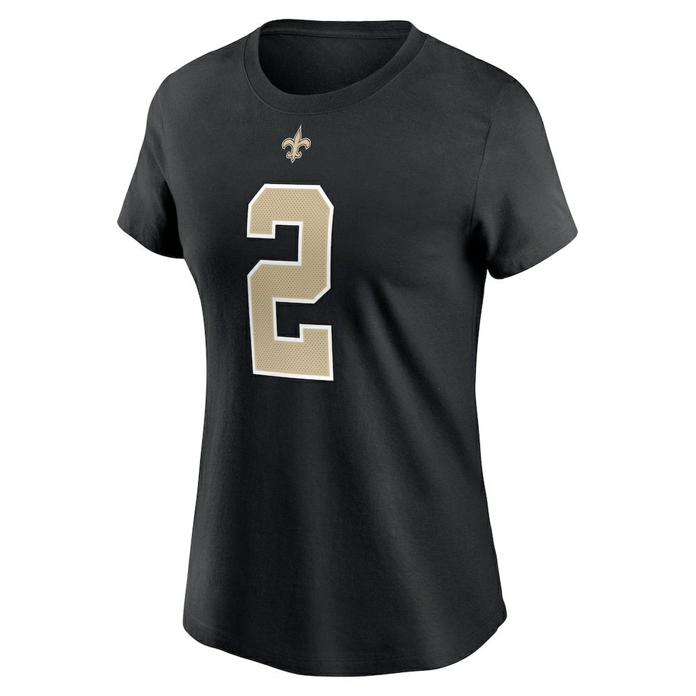 Jameis Winston New Orleans Saints Women's Name & Number T-Shirt - Black | Nike sale