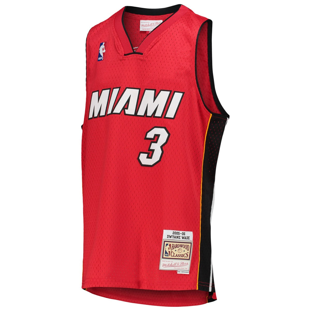 Dwyane Wade Miami Heat Youth 2005/06 Hardwood Classics Swingman Jersey - Red | Mitchell & Ness outlet
