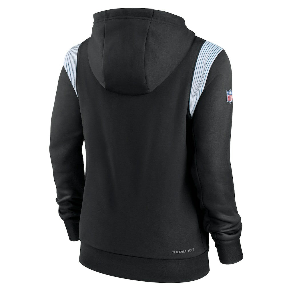 Carolina Panthers Women's Sideline Stack Performance Pullover Hoodie - Black | Nike discount