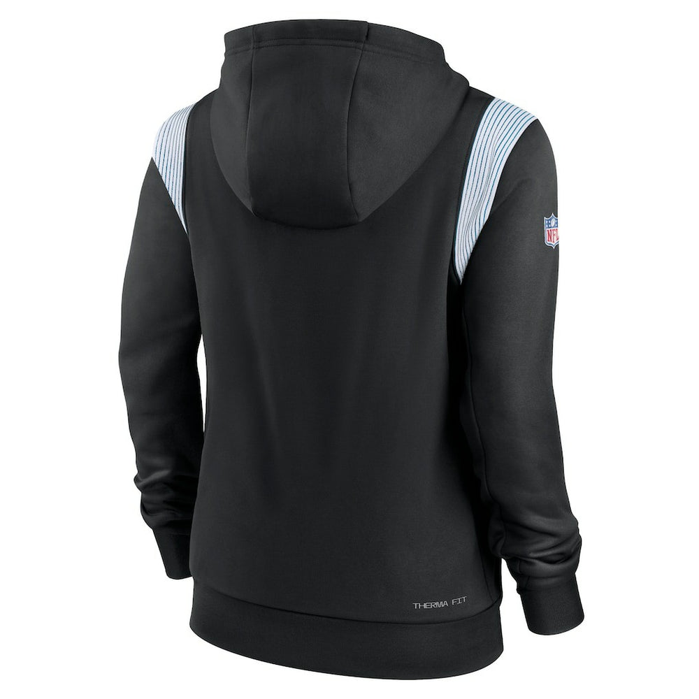 Carolina Panthers Women's Sideline Stack Performance Pullover Hoodie - Black | Nike discount