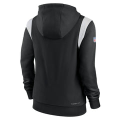 New Orleans Saints Women's Sideline Stack Performance Pullover Hoodie - Black | Nike on sale