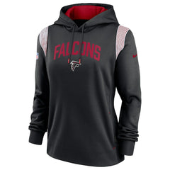 Atlanta Falcons Women's Sideline Stack Performance Pullover Hoodie - Black | Nike outlet