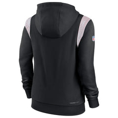 Atlanta Falcons Women's Sideline Stack Performance Pullover Hoodie - Black | Nike outlet