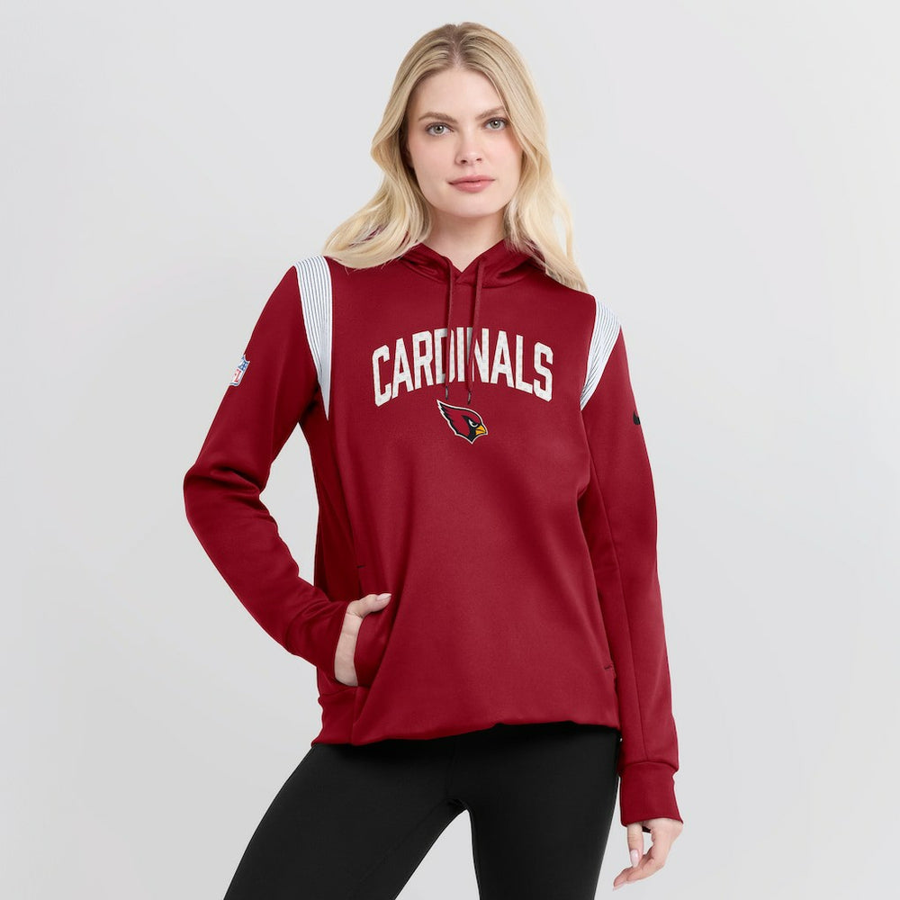 Arizona Cardinals Women's Sideline Stack Performance Pullover Hoodie - Cardinal | Nike discount