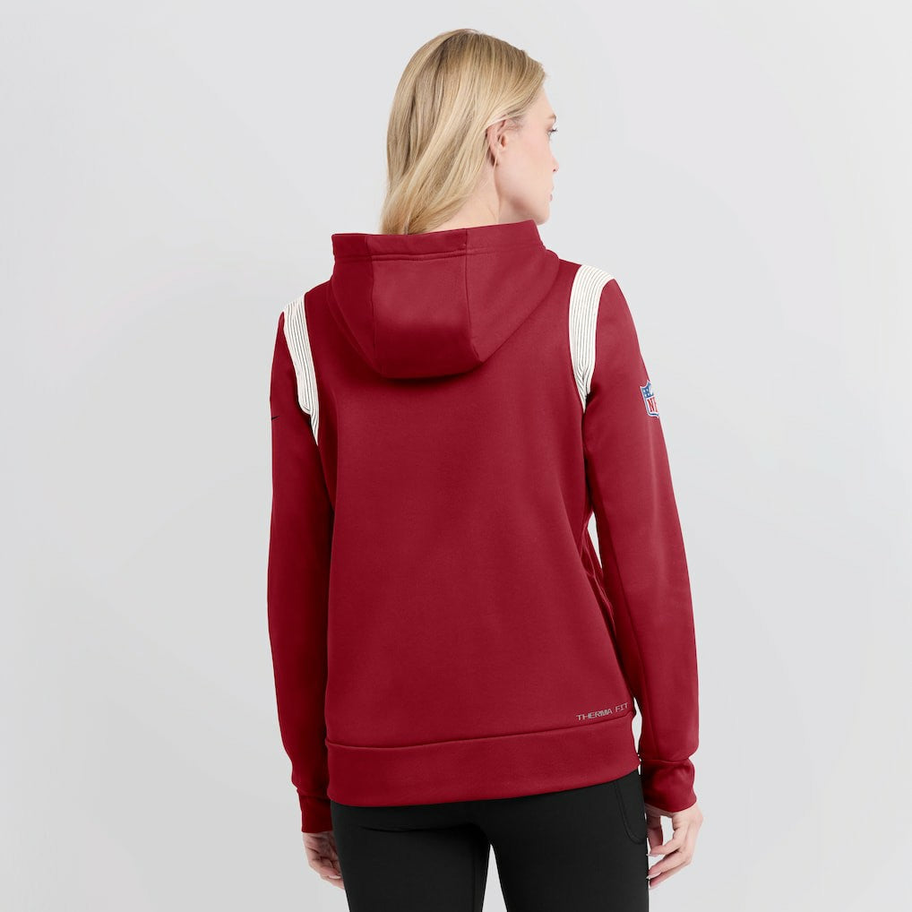 Arizona Cardinals Women's Sideline Stack Performance Pullover Hoodie - Cardinal | Nike discount