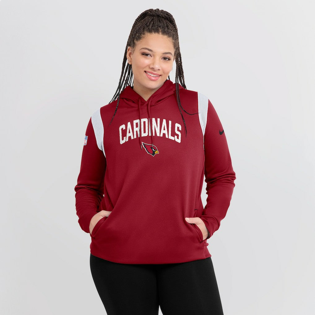 Arizona Cardinals Women's Sideline Stack Performance Pullover Hoodie - Cardinal | Nike discount