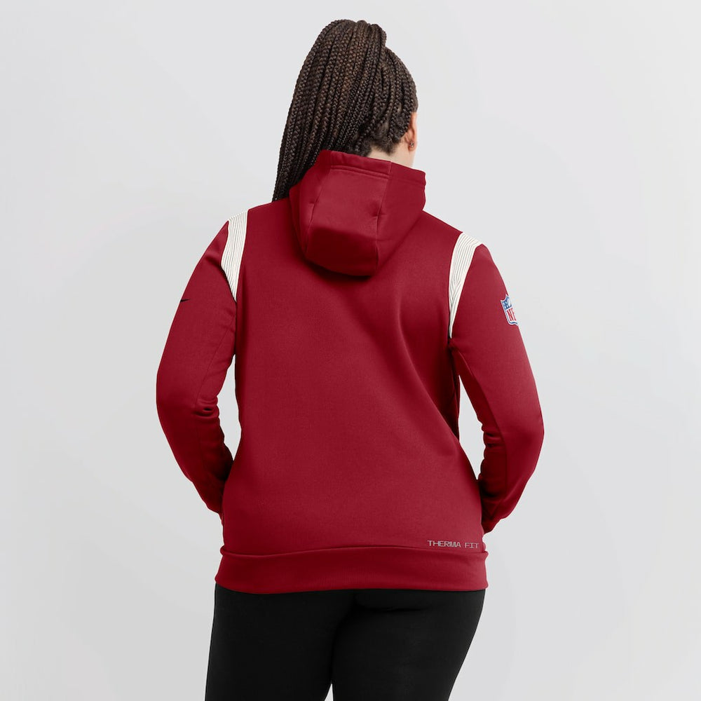 Arizona Cardinals Women's Sideline Stack Performance Pullover Hoodie - Cardinal | Nike discount