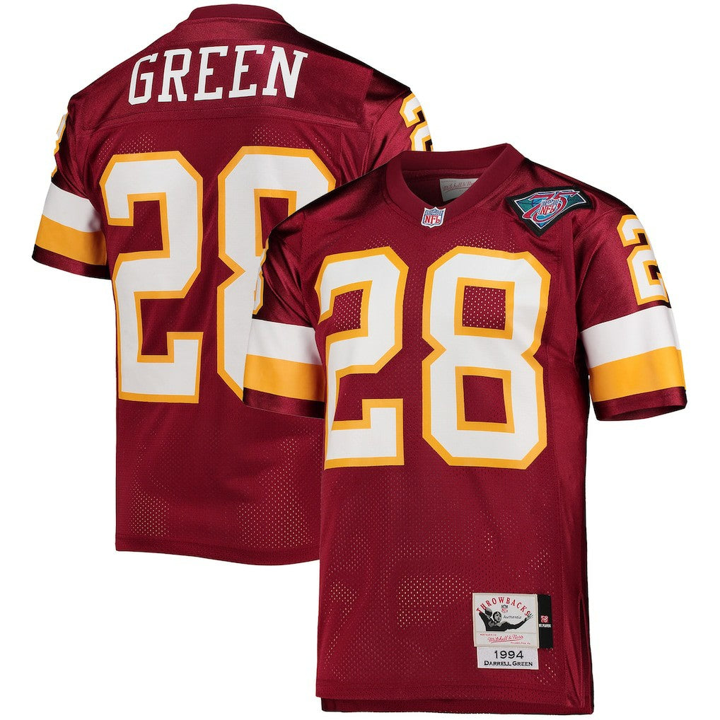Darrell Green Washington Football Team 1994 Authentic Throwback Retired Player Jersey - Burgundy sale