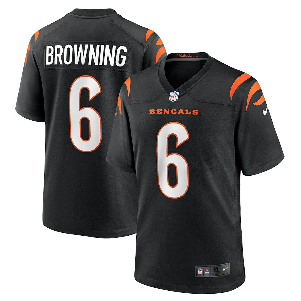 Jake Browning Cincinnati Bengals Game Jersey - Black | Nike on sale