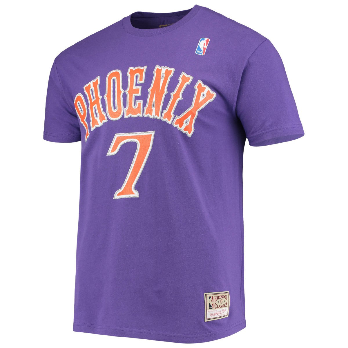 Kevin Johnson Phoenix Suns Hardwood Classics Stitch Name & Number T-Shirt - Purple | Mitchell & Ness discount
