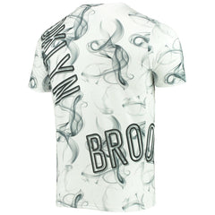 Brooklyn Nets FISLL Asymmetric Bold Smoke T-Shirt - White/Black shop