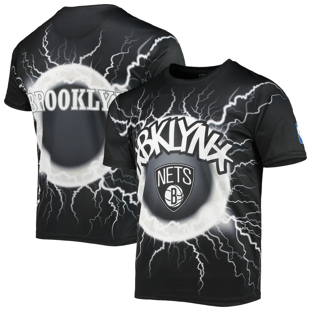 Brooklyn Nets FISLL Tornado Bolt T-Shirt - Black online