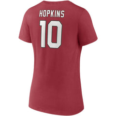 DeAndre Hopkins Arizona Cardinals Women's Player Icon Name & Number V-Neck T-Shirt - Cardinal cheap
