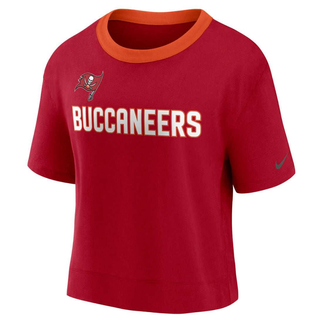 Tampa Bay Buccaneers Women's High Hip Fashion Cropped Top - Red | Nike cheap