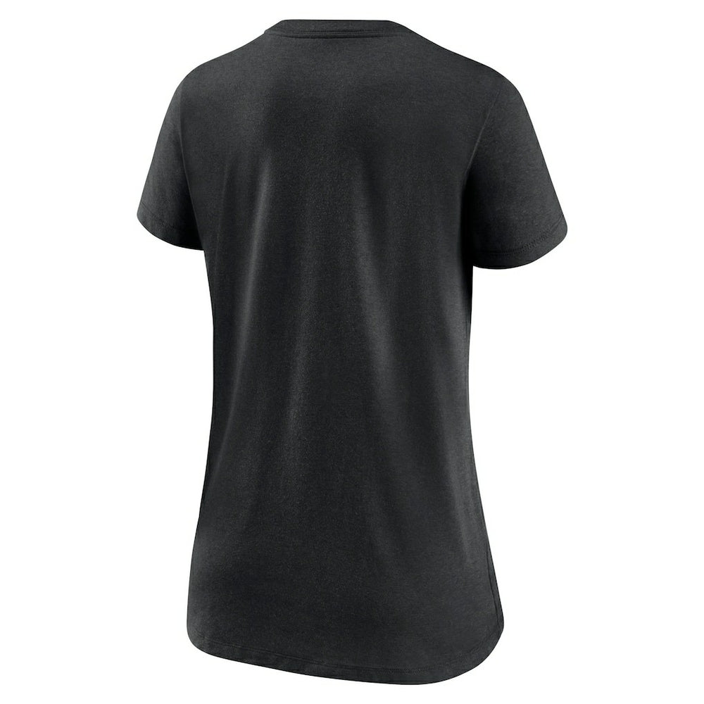 Cincinnati Bengals Women's Lock Up Tri-Blend V-Neck T-Shirt - Heathered Black | Nike sale