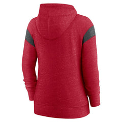 San Francisco 49ers Women's Monaco Lightweight Full-Zip Hoodie - Scarlet/Heather Black | Nike sale