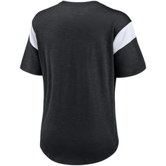 Las Vegas Raiders Women's Primary Logo Fashion Top - Heather Black | Nike online