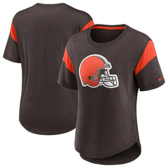 Cleveland Browns Women's Primary Logo Fashion Top - Brown | Nike for sale