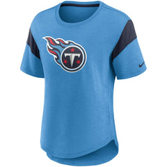 Tennessee Titans Women's Primary Logo Fashion Top - Light Blue | Nike on sale