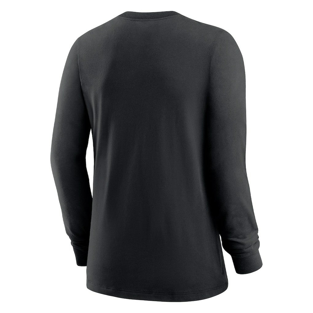 New Orleans Saints Women's Prime Split Long Sleeve T-Shirt - Black | Nike cheap
