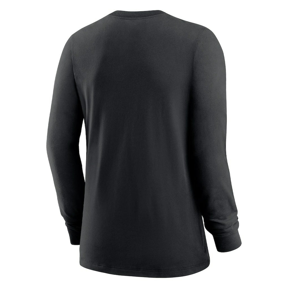 New Orleans Saints Women's Prime Split Long Sleeve T-Shirt - Black | Nike cheap