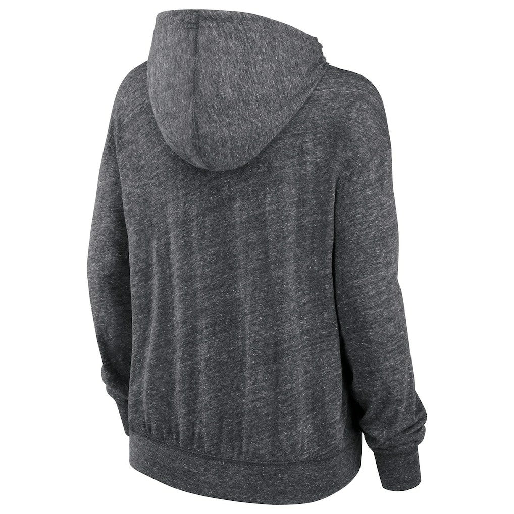 Washington Commanders Women's Team Spirit Gym Vintage Lightweight Hoodie Top - Heather Charcoal | Nike outlet