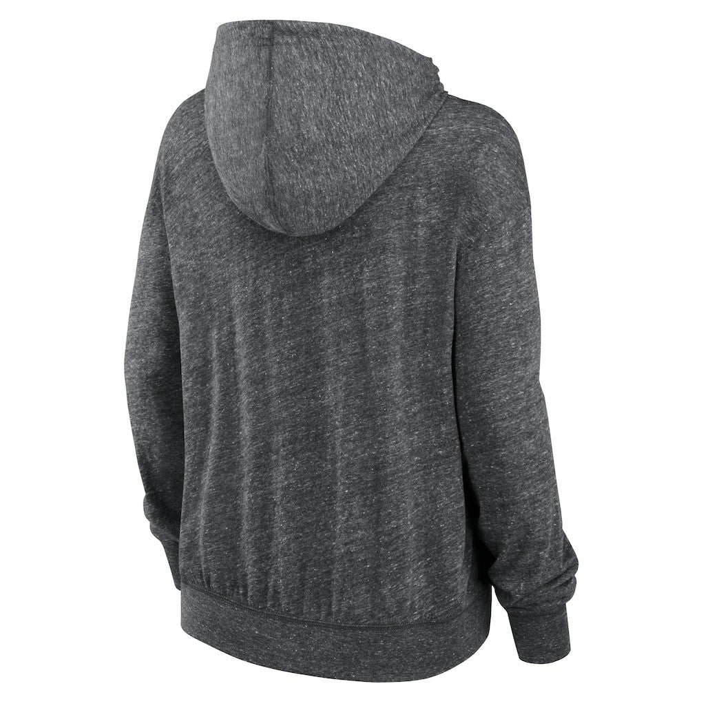 New York Jets Women's Team Spirit Gym Vintage Lightweight Hoodie Top - Heather Charcoal | Nike online