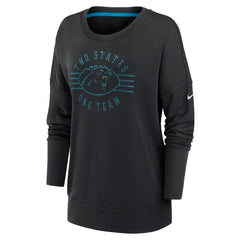 Carolina Panthers Women's Rewind Playback Icon Performance Pullover Sweatshirt - Black | Nike on sale