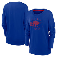 Buffalo Bills Women's Rewind Playback Icon Performance Pullover Sweatshirt - Royal | Nike discount