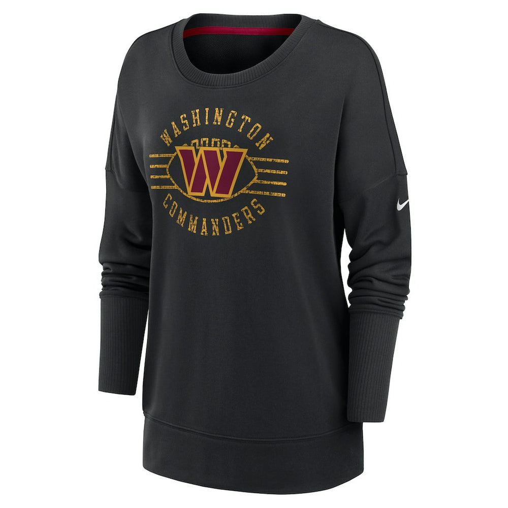 Washington Commanders Women's Rewind Playback Icon Performance Pullover Sweatshirt - Black | Nike online
