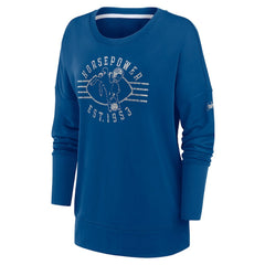 Indianapolis Colts Women's Rewind Playback Icon Performance Pullover Sweatshirt - Royal | Nike online