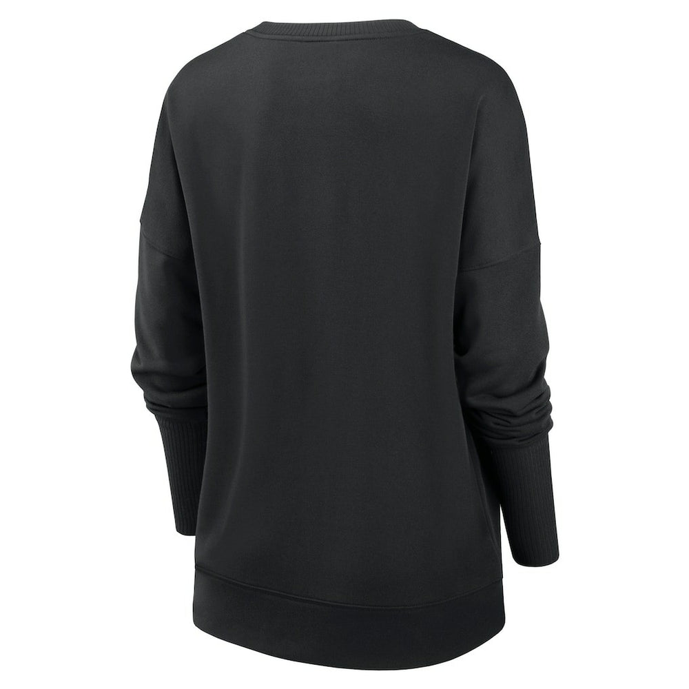 New Orleans Saints Women's Rewind Playback Icon Performance Pullover Sweatshirt - Black | Nike discount