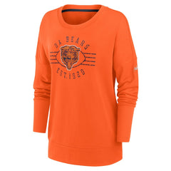 Chicago Bears Women's Rewind Playback Icon Performance Pullover Sweatshirt - Orange | Nike online