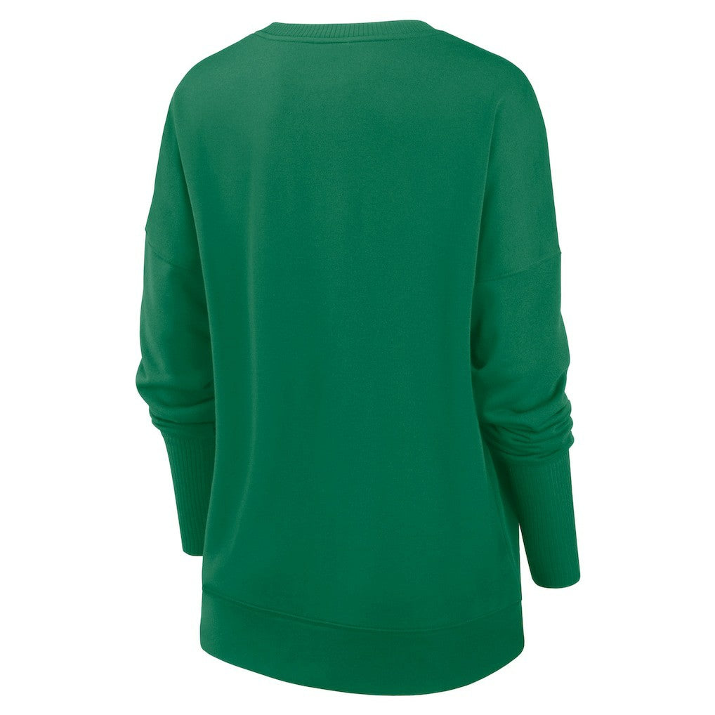 New York Jets Women's Rewind Playback Icon Performance Pullover Sweatshirt - Green | Nike outlet