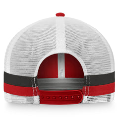 Tampa Bay Buccaneers Iconic Team Stripe Trucker Snapback Hat - Red/White on sale