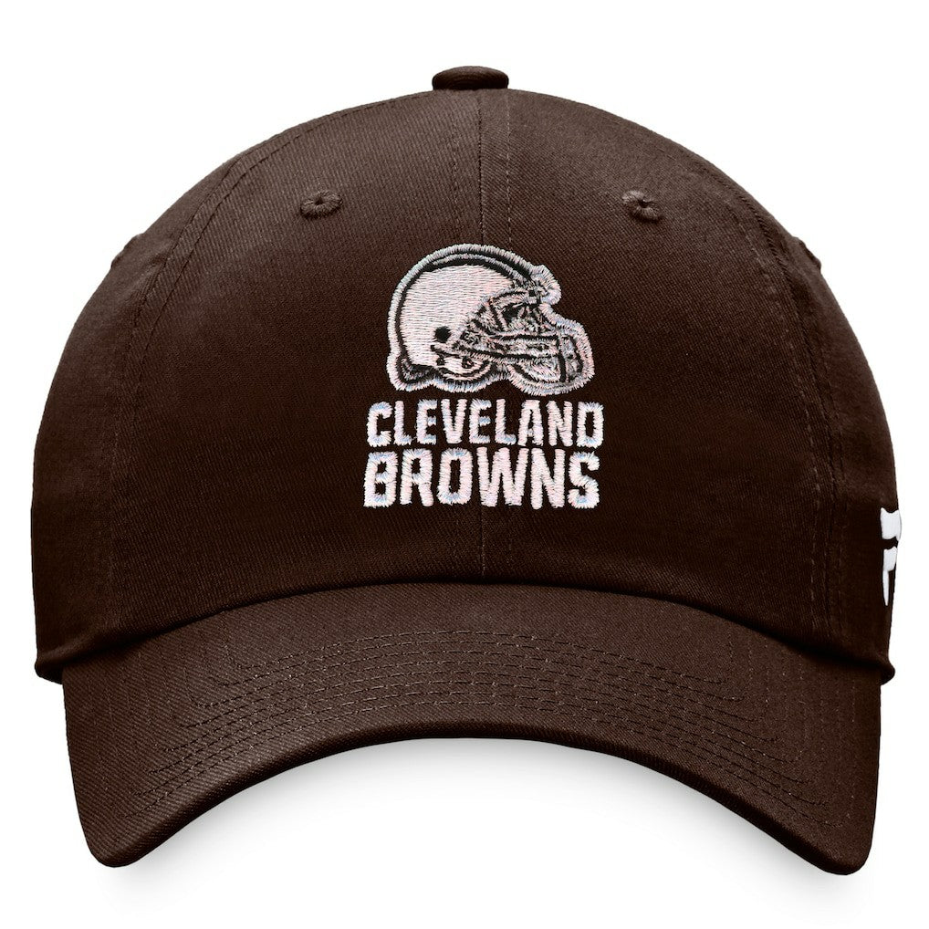 Cleveland Browns Women's Iconic Iridescent Adjustable Hat - Brown for sale