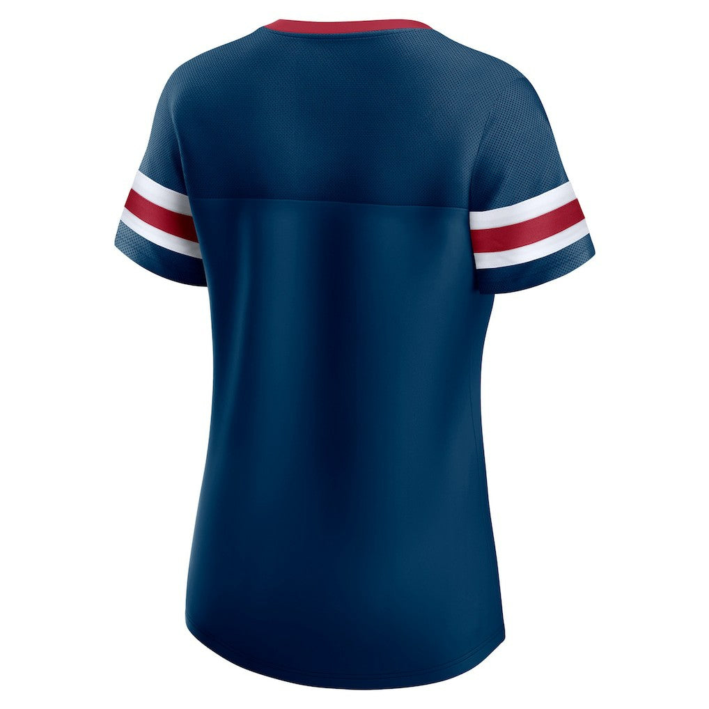 Houston Texans Women's Original State Lace-Up T-Shirt - Navy sale